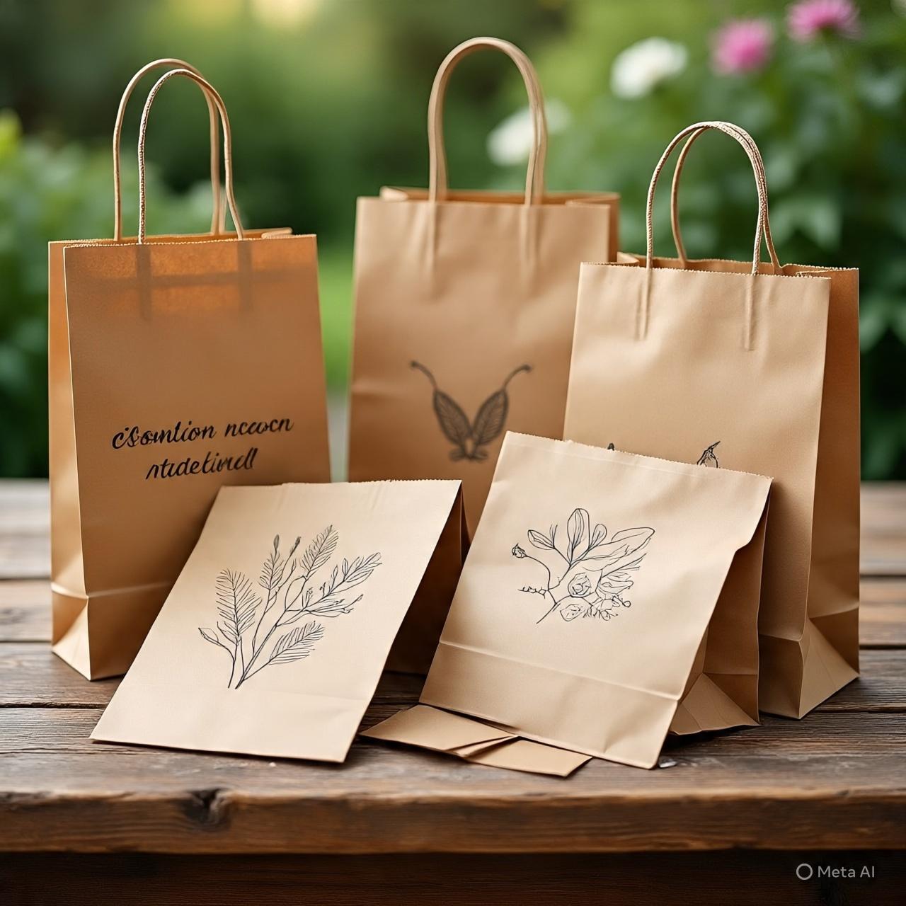 Custom Brown Paper Bags