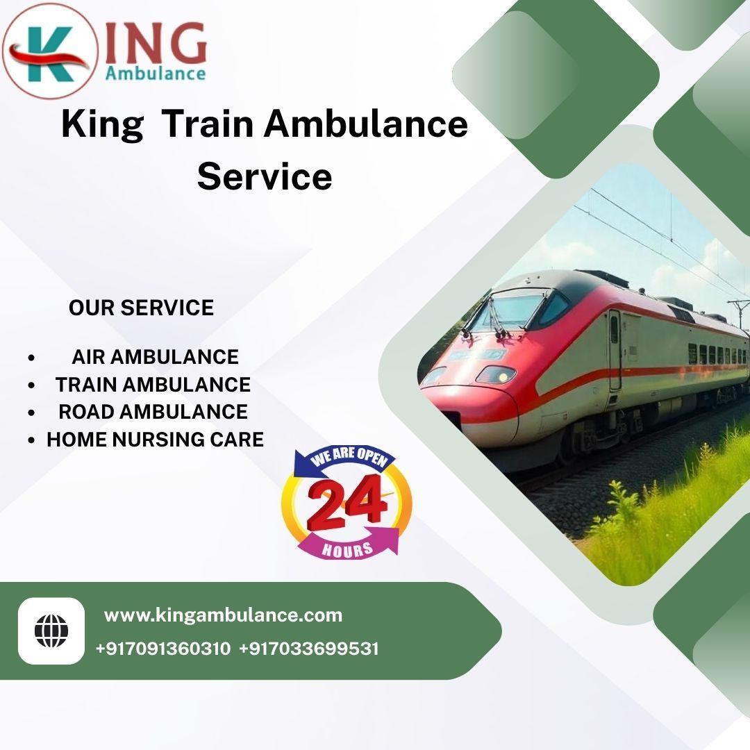 King Train Ambulance Service in Varanasi provides your patient 