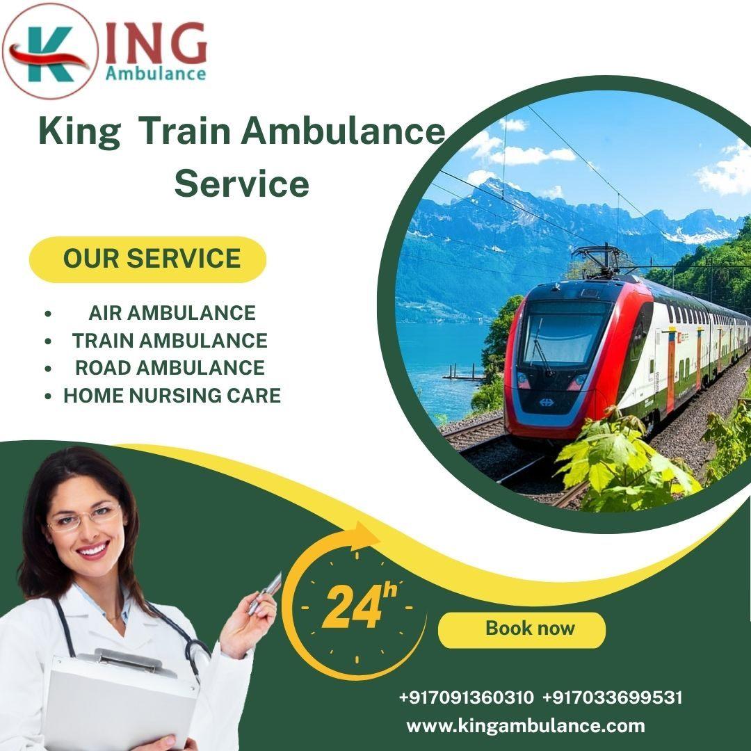 King Train Ambulance service in Dibrugarh provides thef fast transfer 