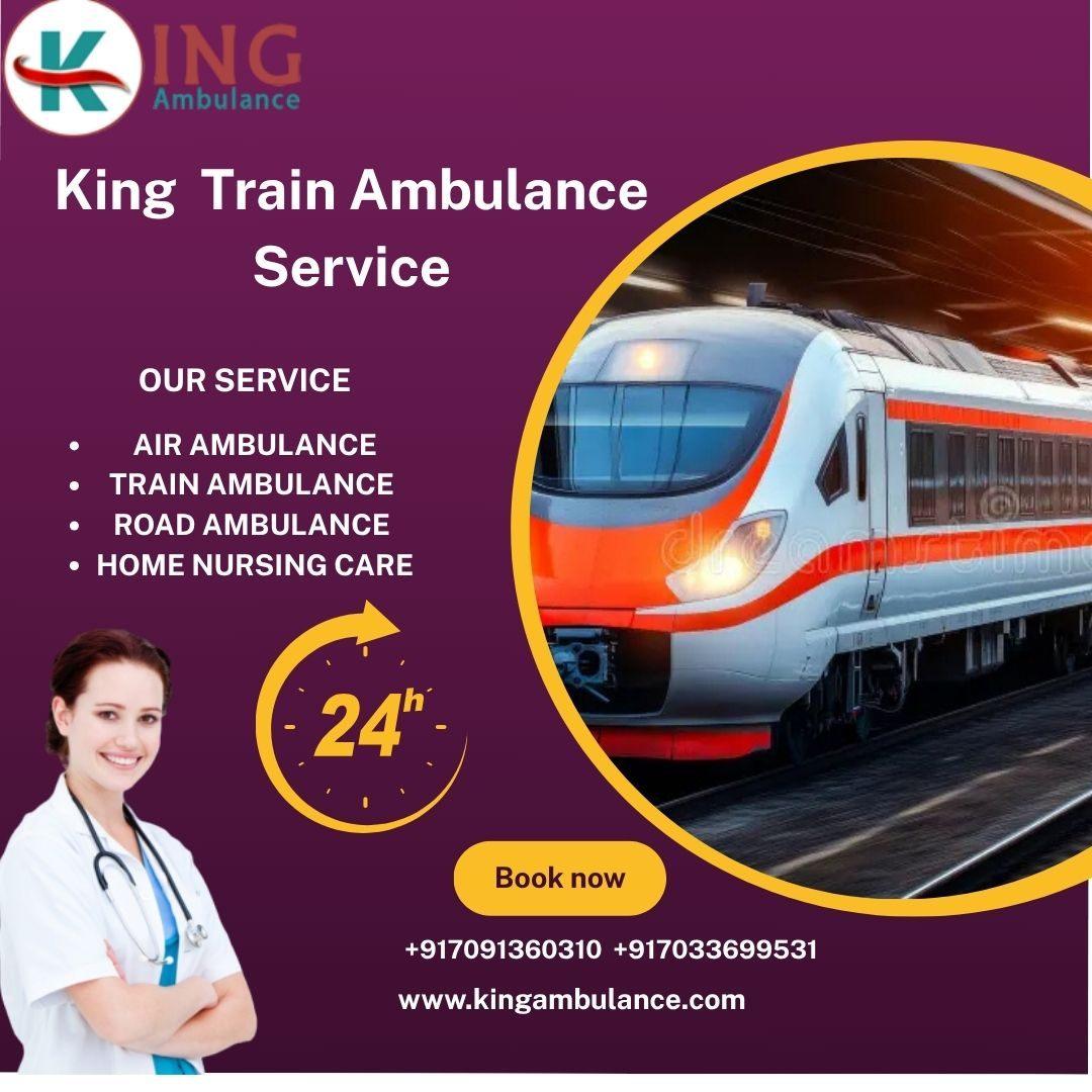 King Train Ambulance Service in Nagpur provides transfer facilities to patients 