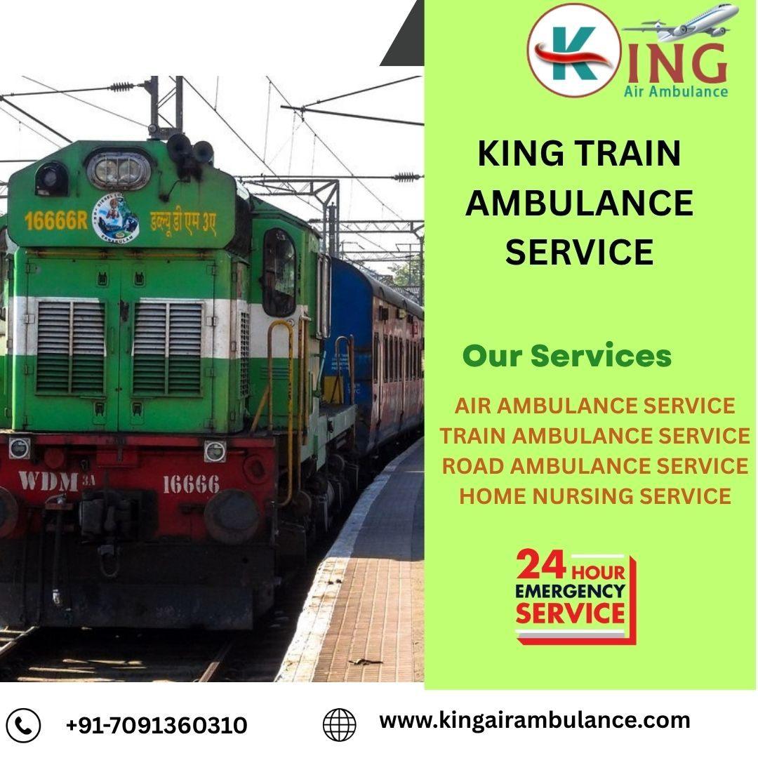 King ICU Train Ambulance in Ranchi Causing Nominal Complications during Journey 