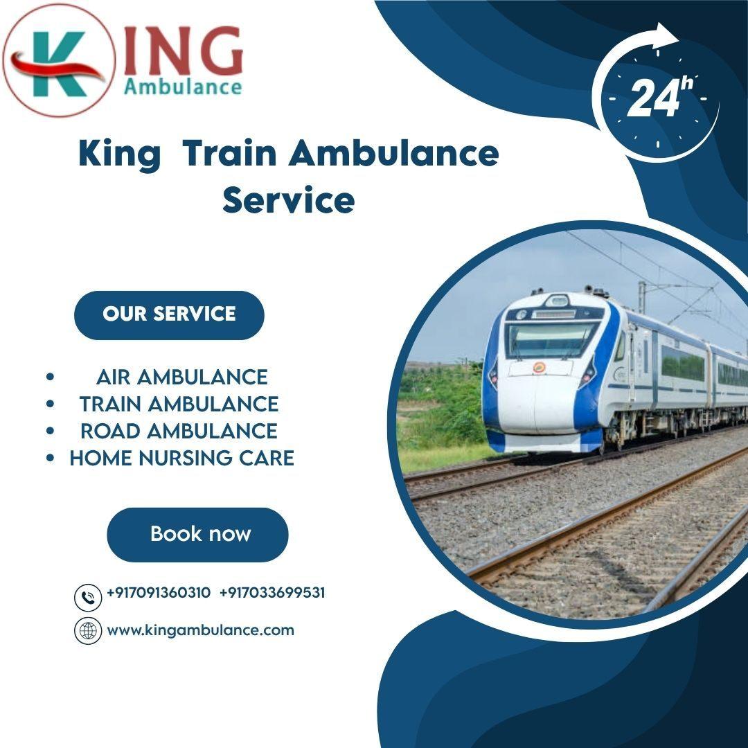 King Train Ambulance Service in Bhopal Provides a Fast Transfer patient