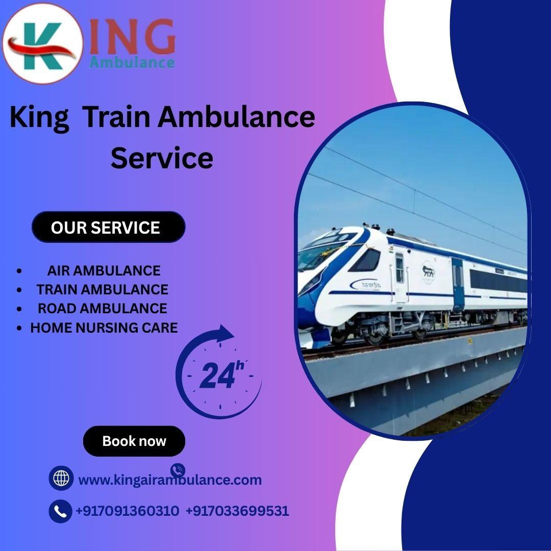 King Train Ambulance Service in Varanasi provides transfer your patient 