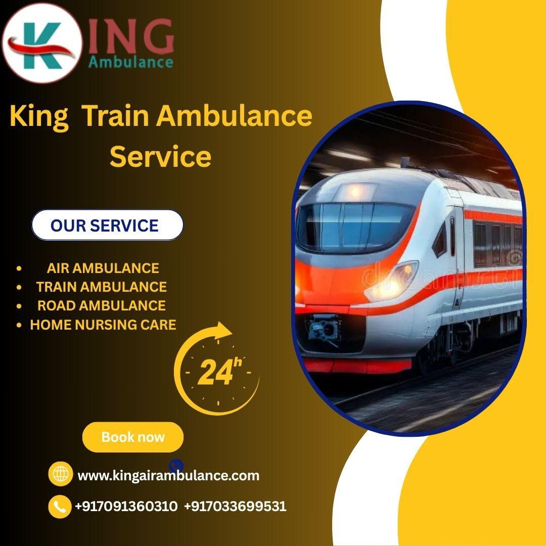 King Train Ambulance service in Siliguri provides  to your patient 