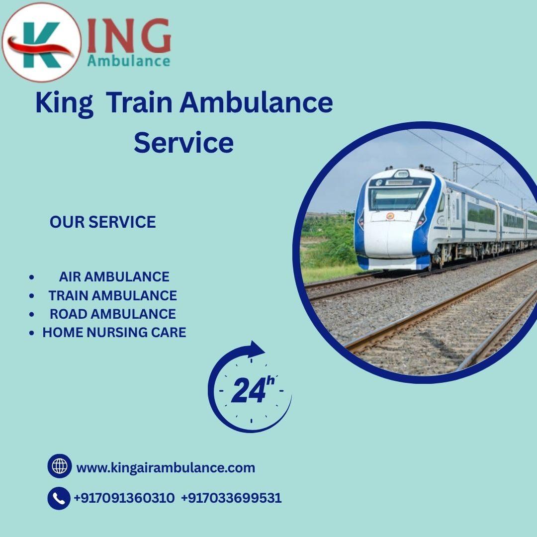King Train Ambulance Service provid a comfortablepatients in Raipur