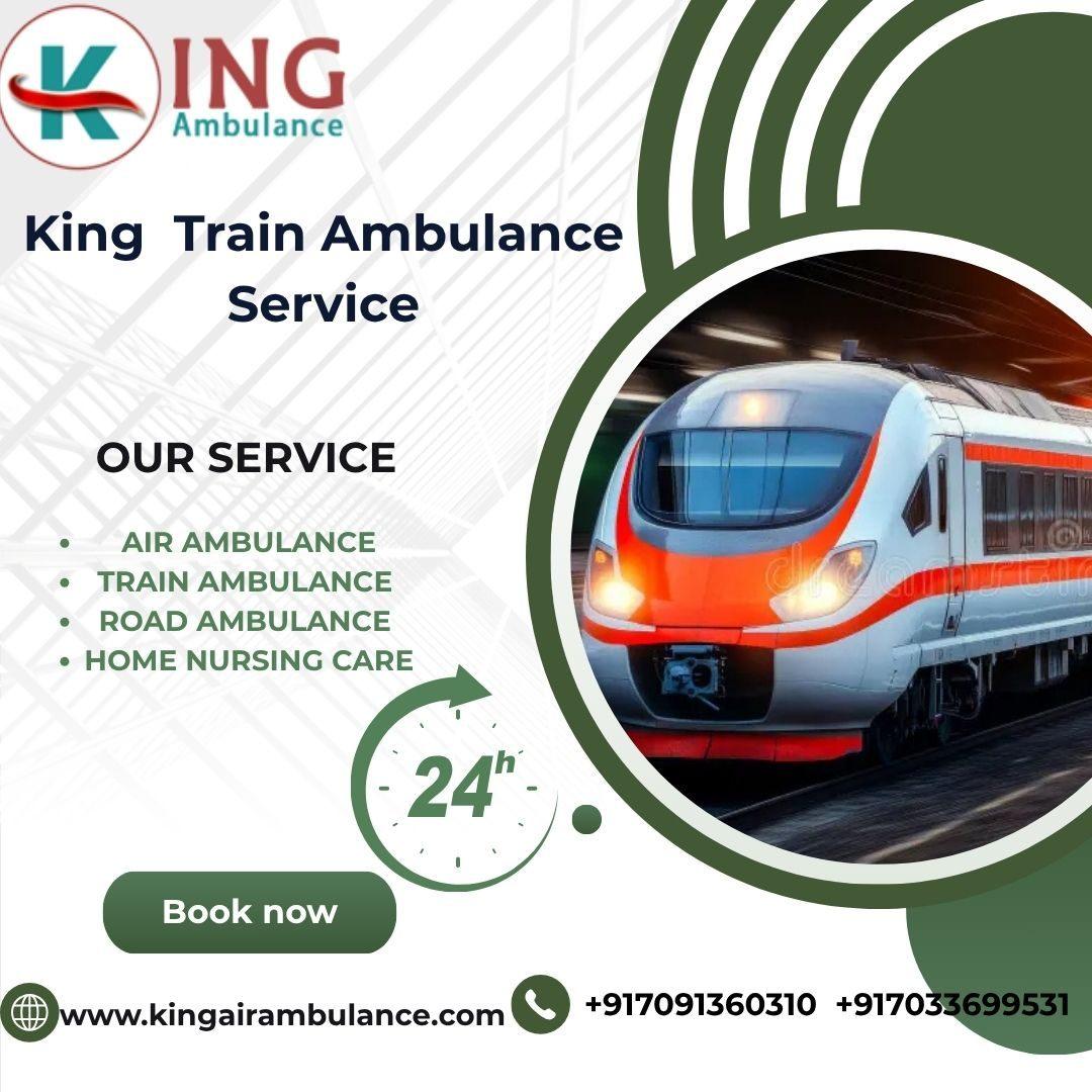 King Train Ambulance Service in Raipurs your patient  very nominal cost.