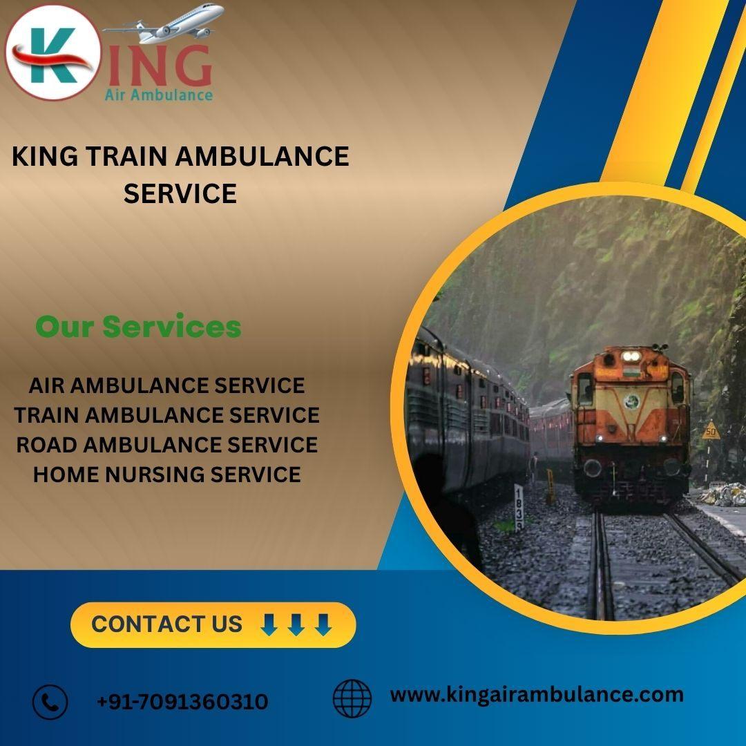 King Progress in His Shifting Arrangement in Guwahati in Its Train Ambulance