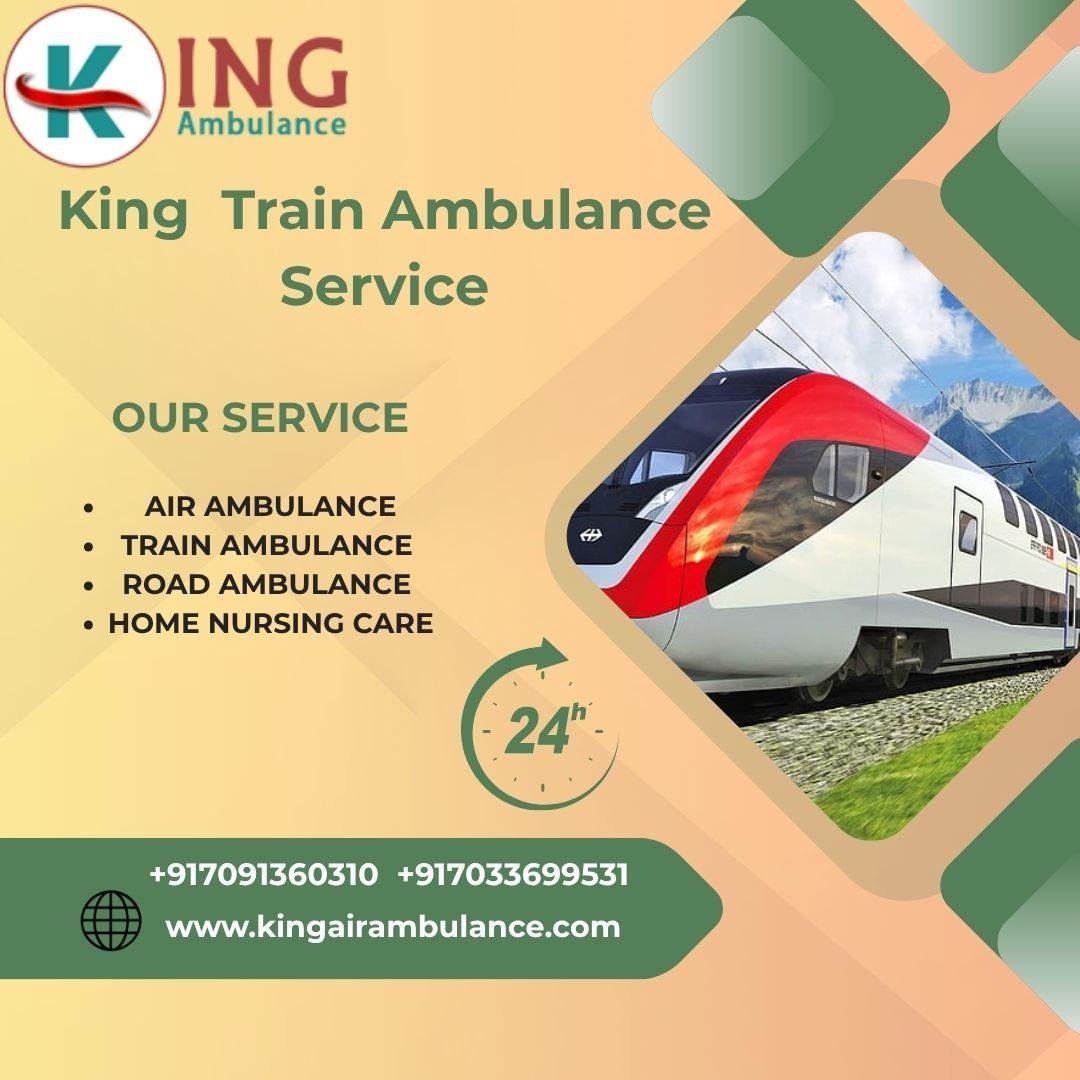 Through King Train Ambulance Service, a comfortabl patients in Bhopal