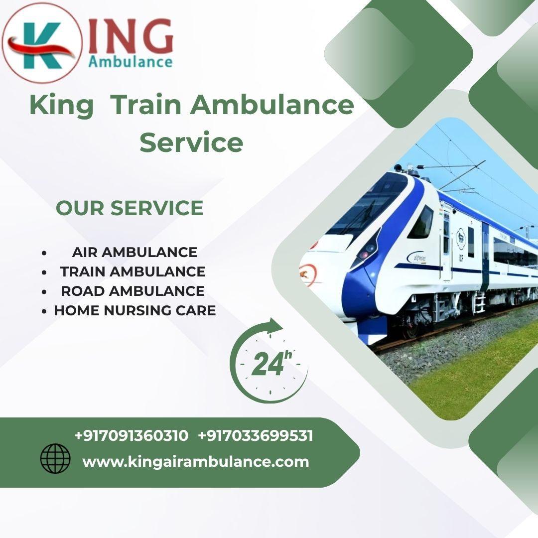 King Train Ambulance Service in Siliguri provides patients at a very low cost.