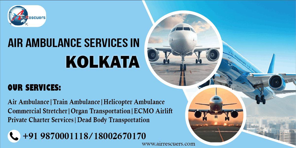 Air Ambulance Services in Kolkata for Domestic