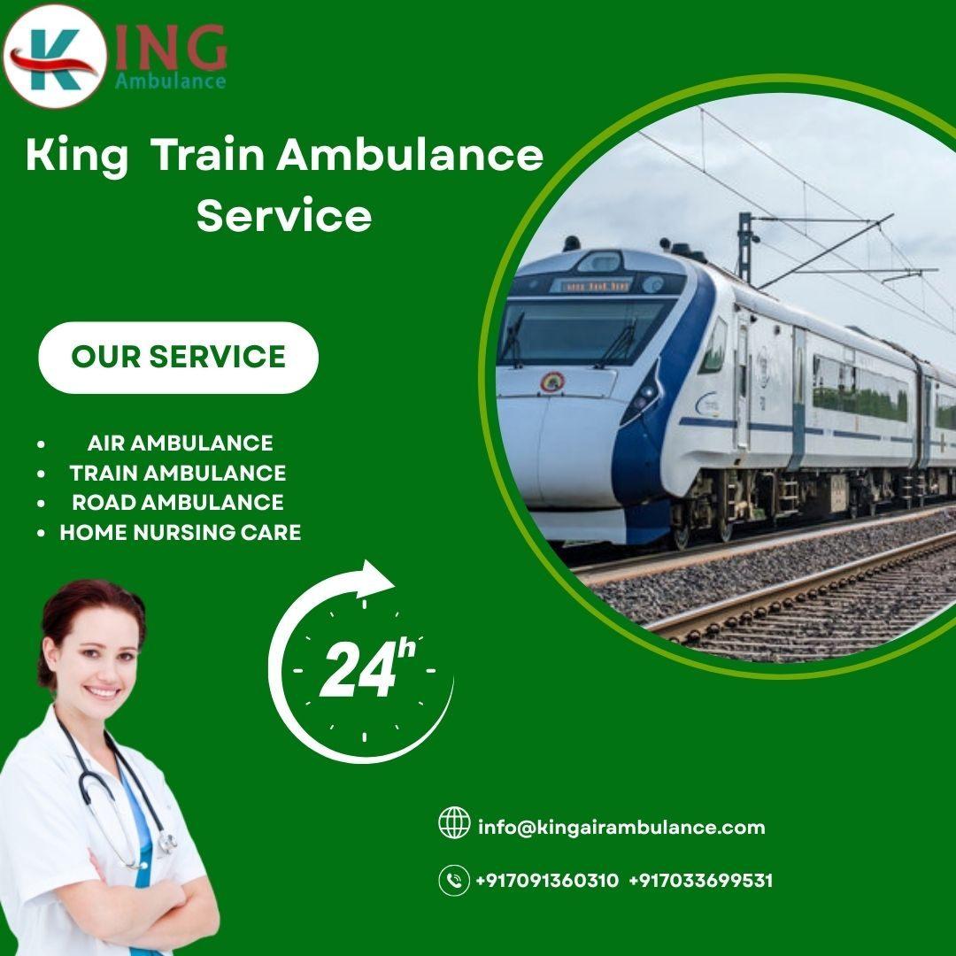 King Train Ambulance service in Bhopal provides a facility to your patient