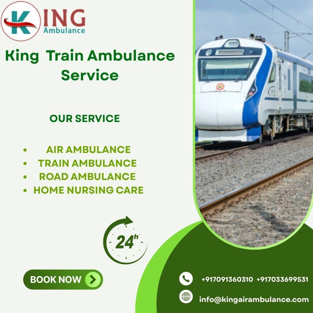 King Train Ambulance Service provides a comfortablefacility to patients