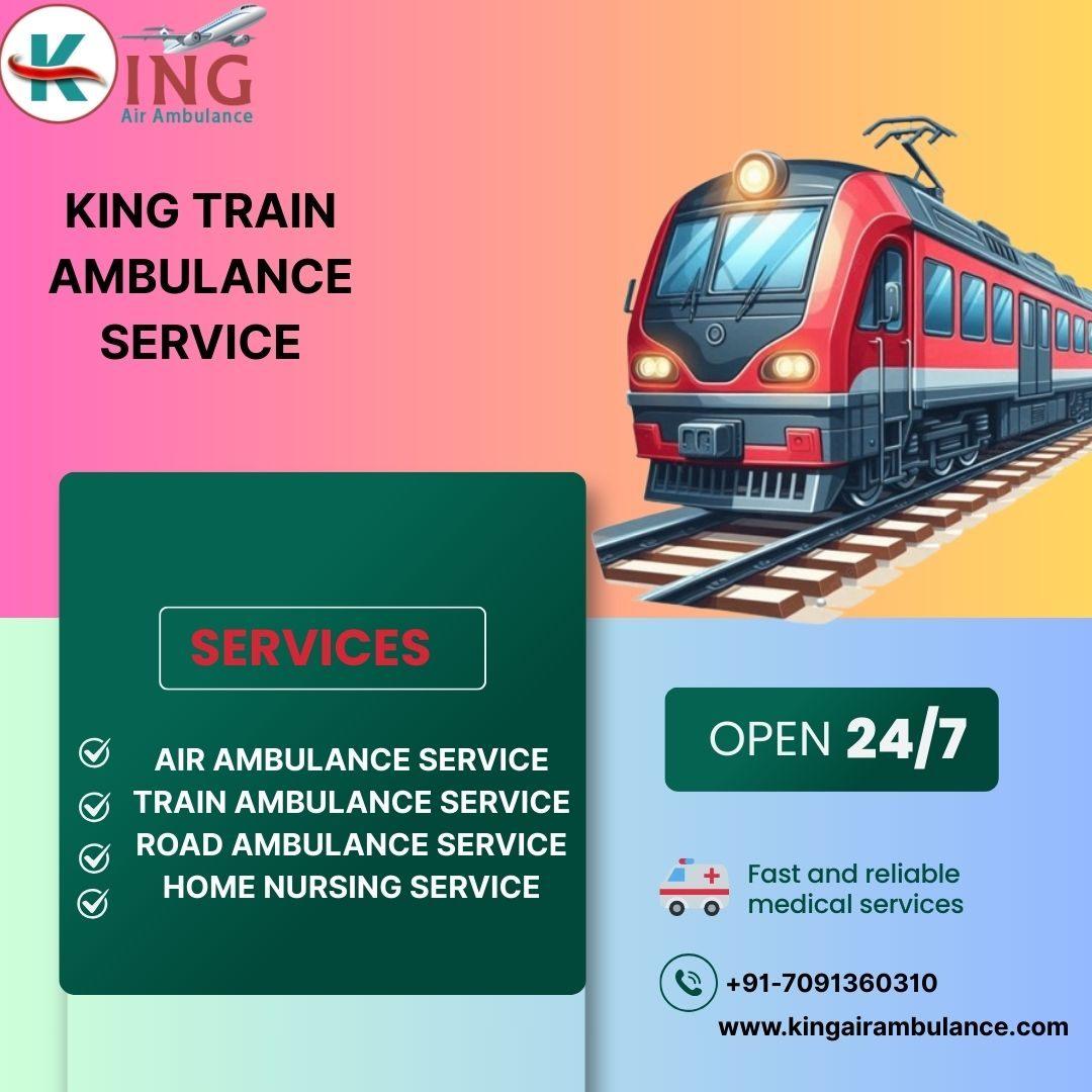 Pick King Train Ambulance Service in Delhi for Non- Stop and Secure Trip