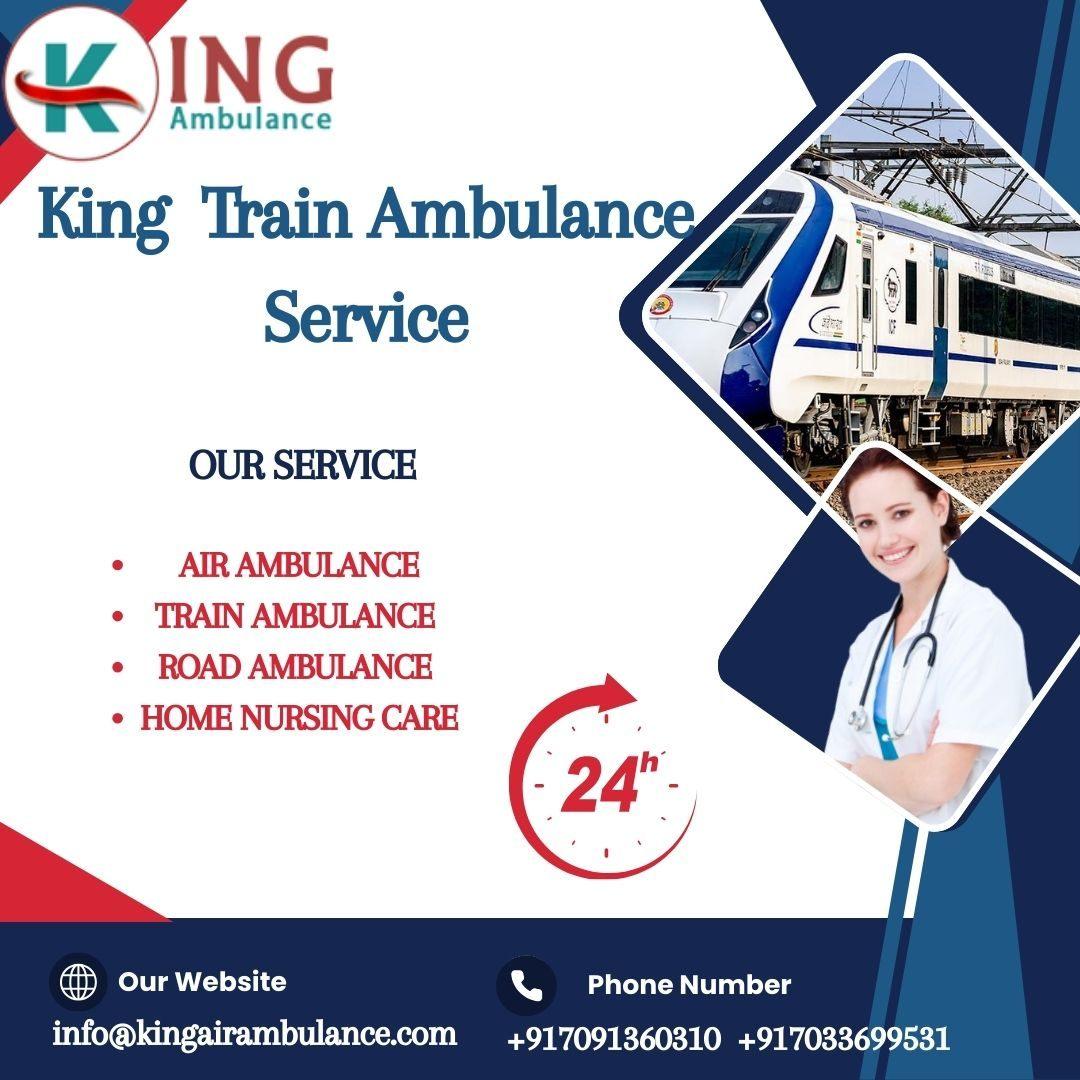 King Train Ambulance Service in Raipur transports patients to their destination