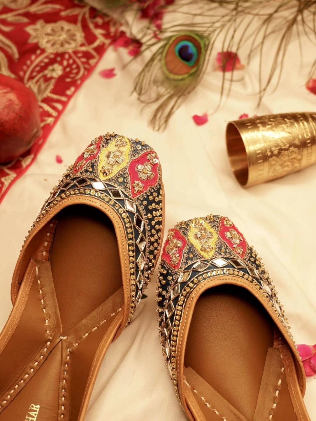 Gulbhahar Handcrafted Juttis - Elegance at Every Step