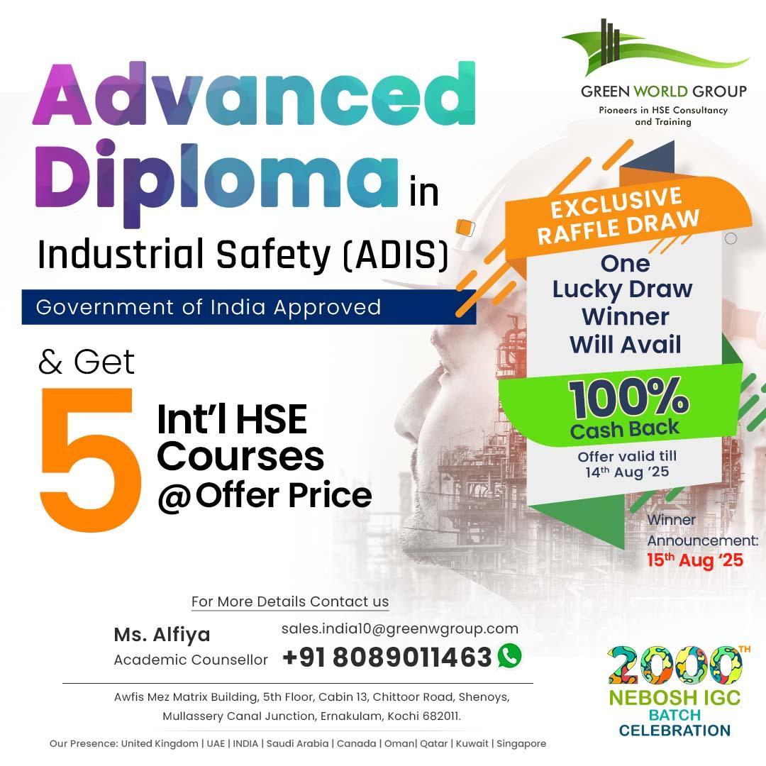 Become a certified safety professional with ADIS