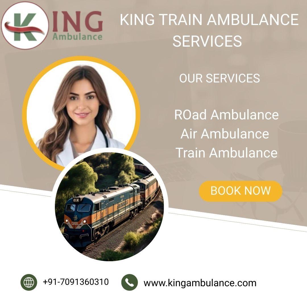 Book King Train Ambulance Service in Jabalpur to take care of your patients