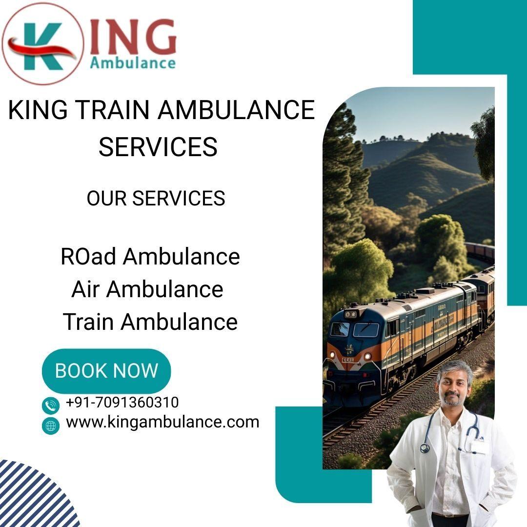 Get King Train Ambulance service in Raipur now for your critical patient