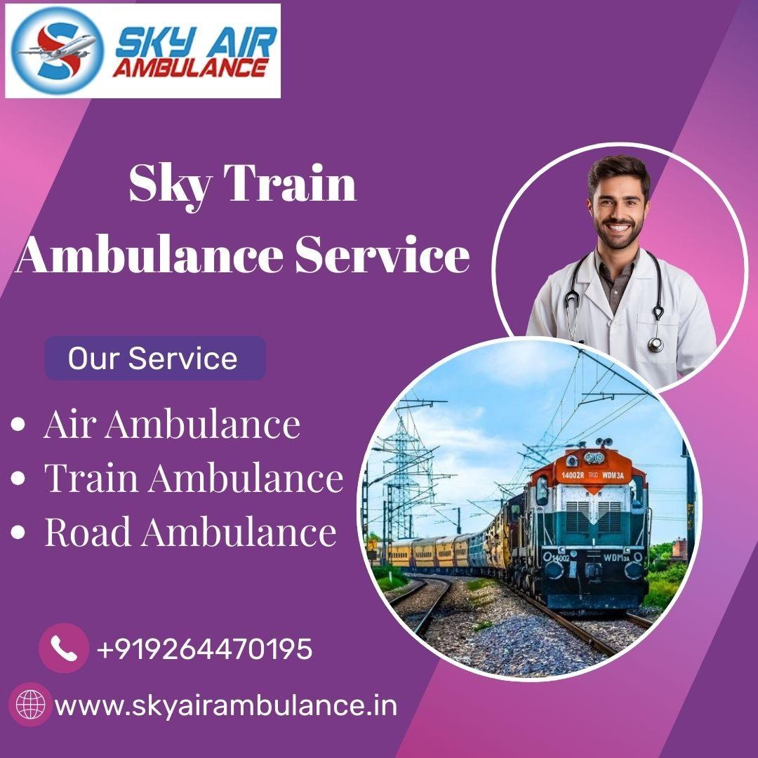 Choose Sky Train Ambulance Service in Indore to transport your critical patient 