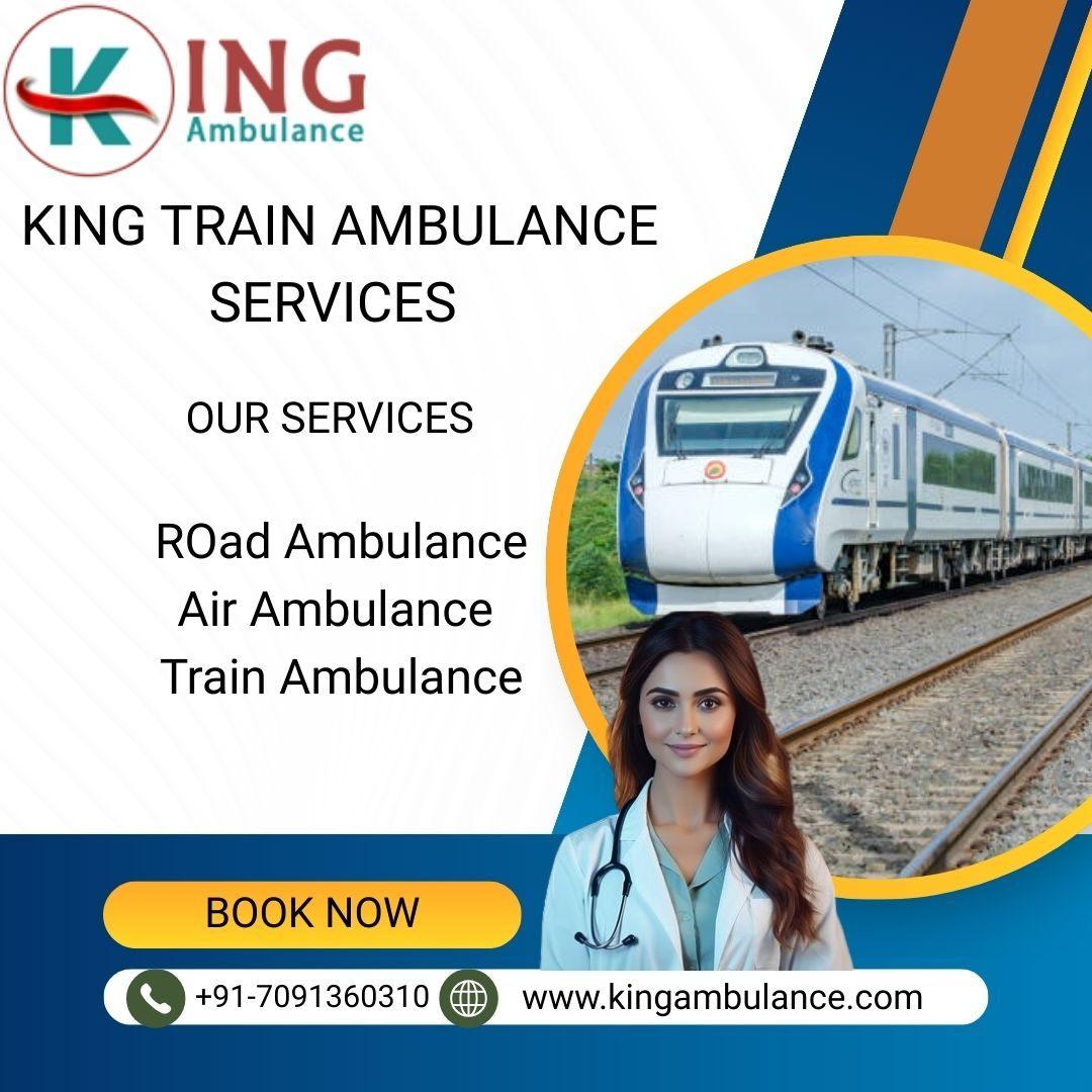 Choose King Train Ambulance Service in Siliguri to take care of your patients