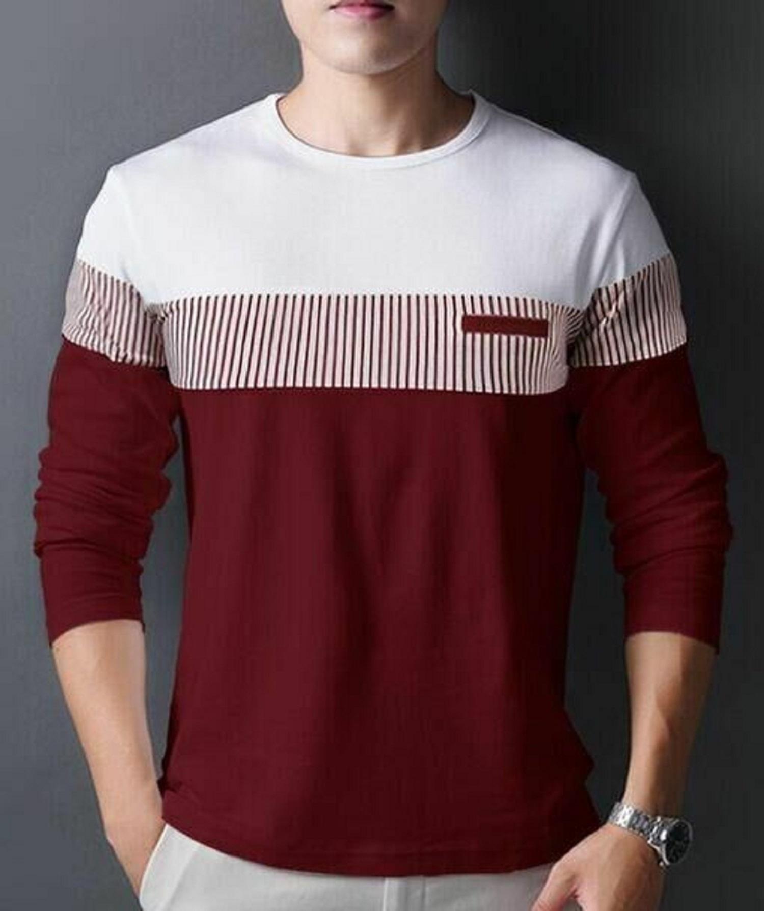 "Men Casual Cotton Printed T-shirt"