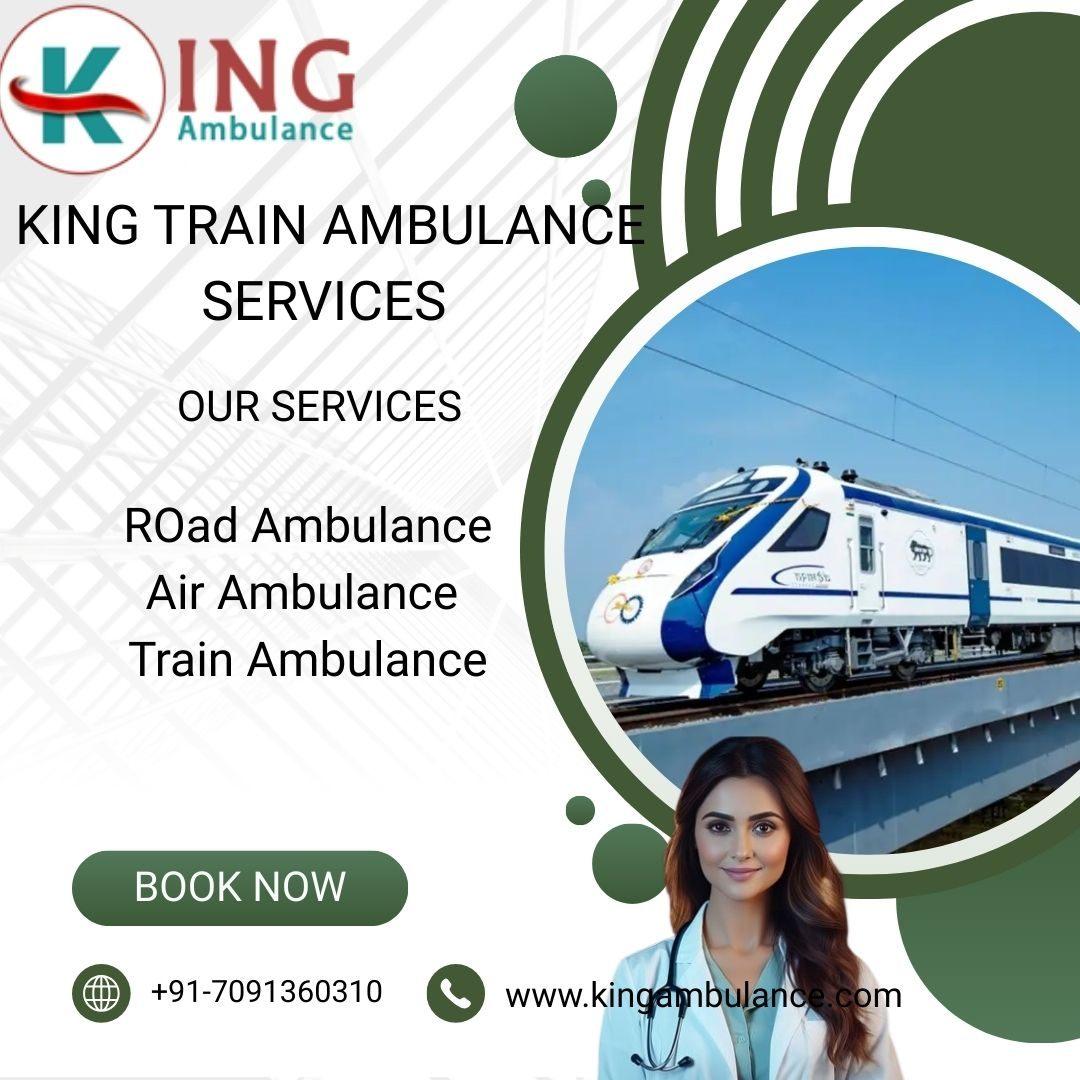 Get King Train Ambulance Service in Jamshedpur to take care of your patients