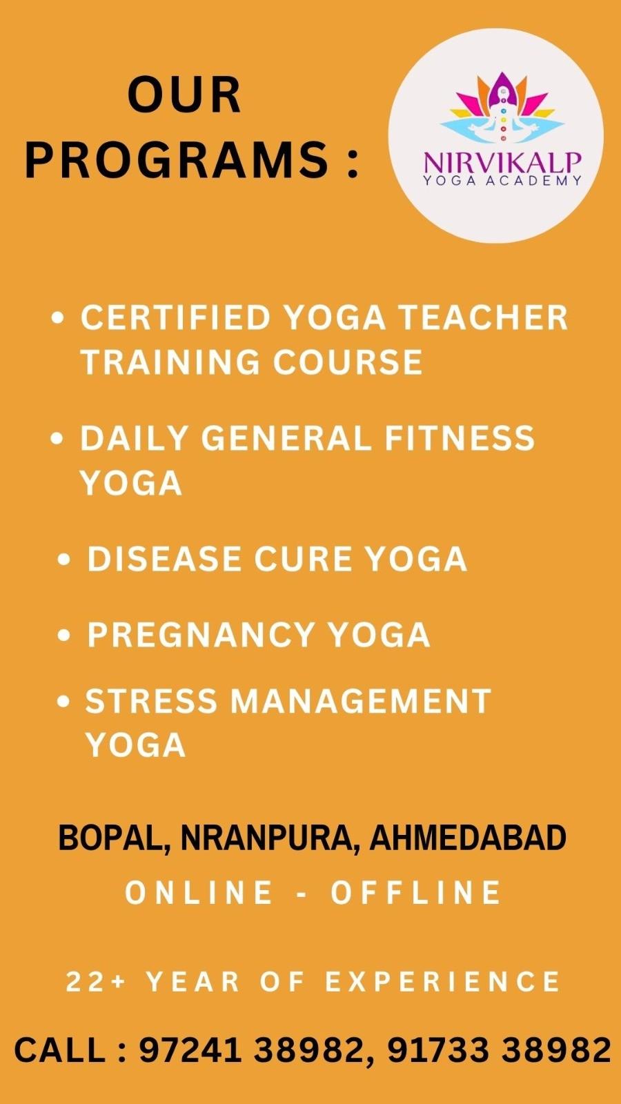 Nirvikalp Yoga Academy | Yoga Classes in bopal, Naranpura, Ahmedabad