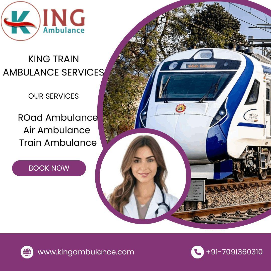 Book King Train Ambulance Service in jamshedpur for your patient now