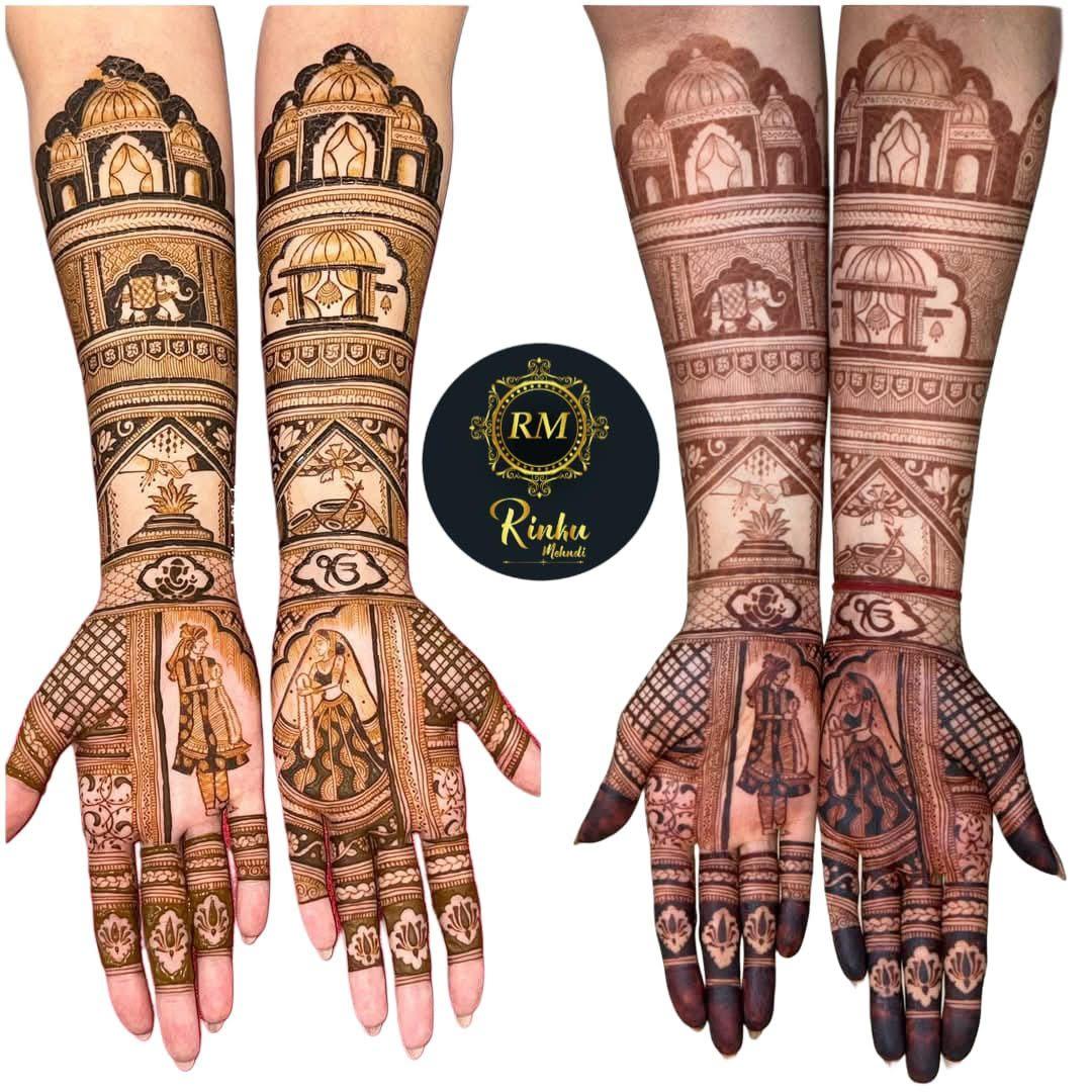 Best Mehandi Artist in Shalimar Bagh for Ganesh Chaturthi | Rinku Mehandi Art