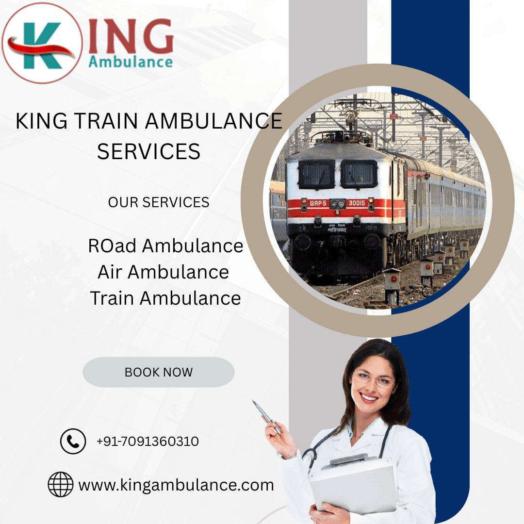 Choose King Train Ambulance Service now to take  of your patients in Raipur