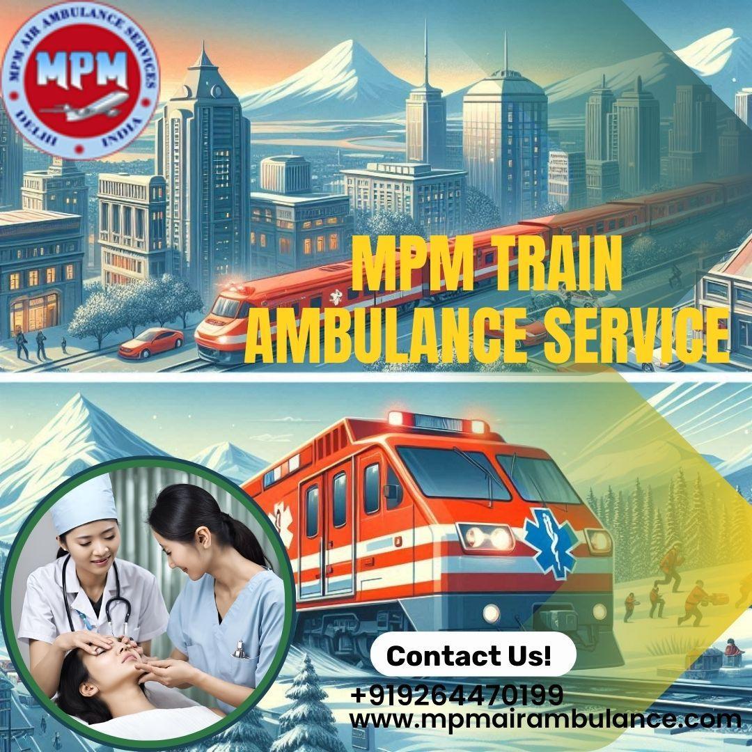 Book MPM Train Ambulance Service in Dibrugarh