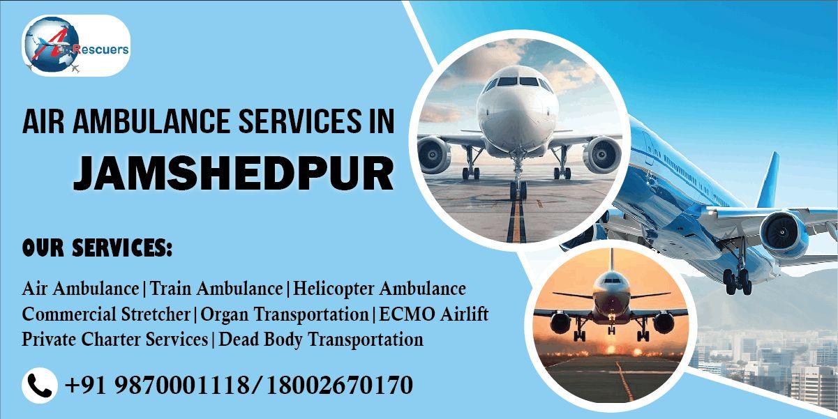 Book Same-Day Air Ambulance Services in Jamshedpur