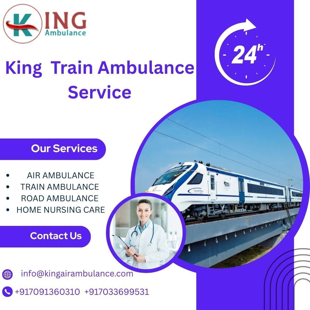 King Train Ambulance Service provides life saving transfer  patients in Raipur.
