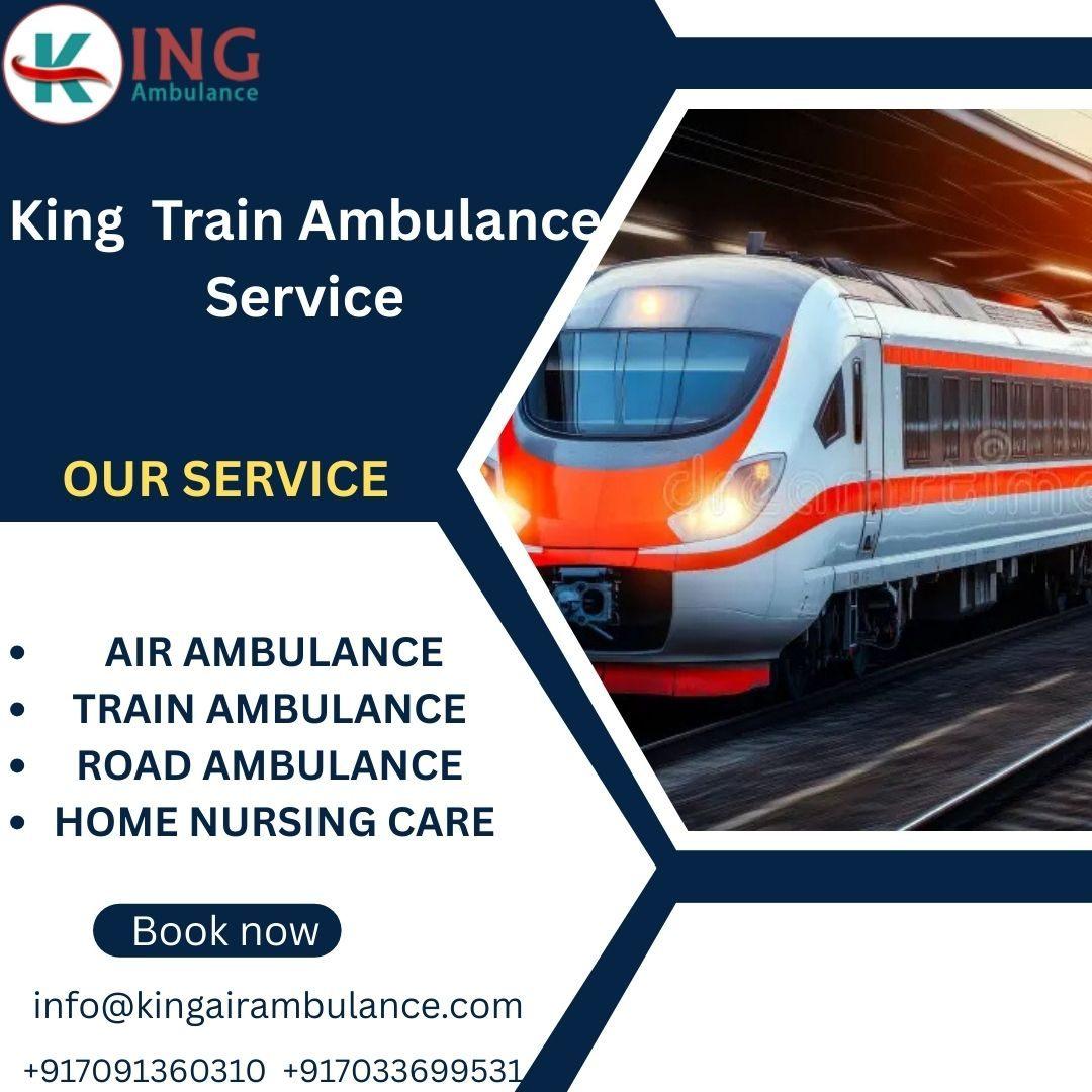 King Train Ambulance Service in Siliguri  your patient at a very small cost