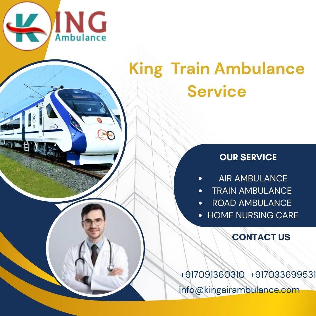 King Train Ambulance Service provides a comfortable transfer  patients 