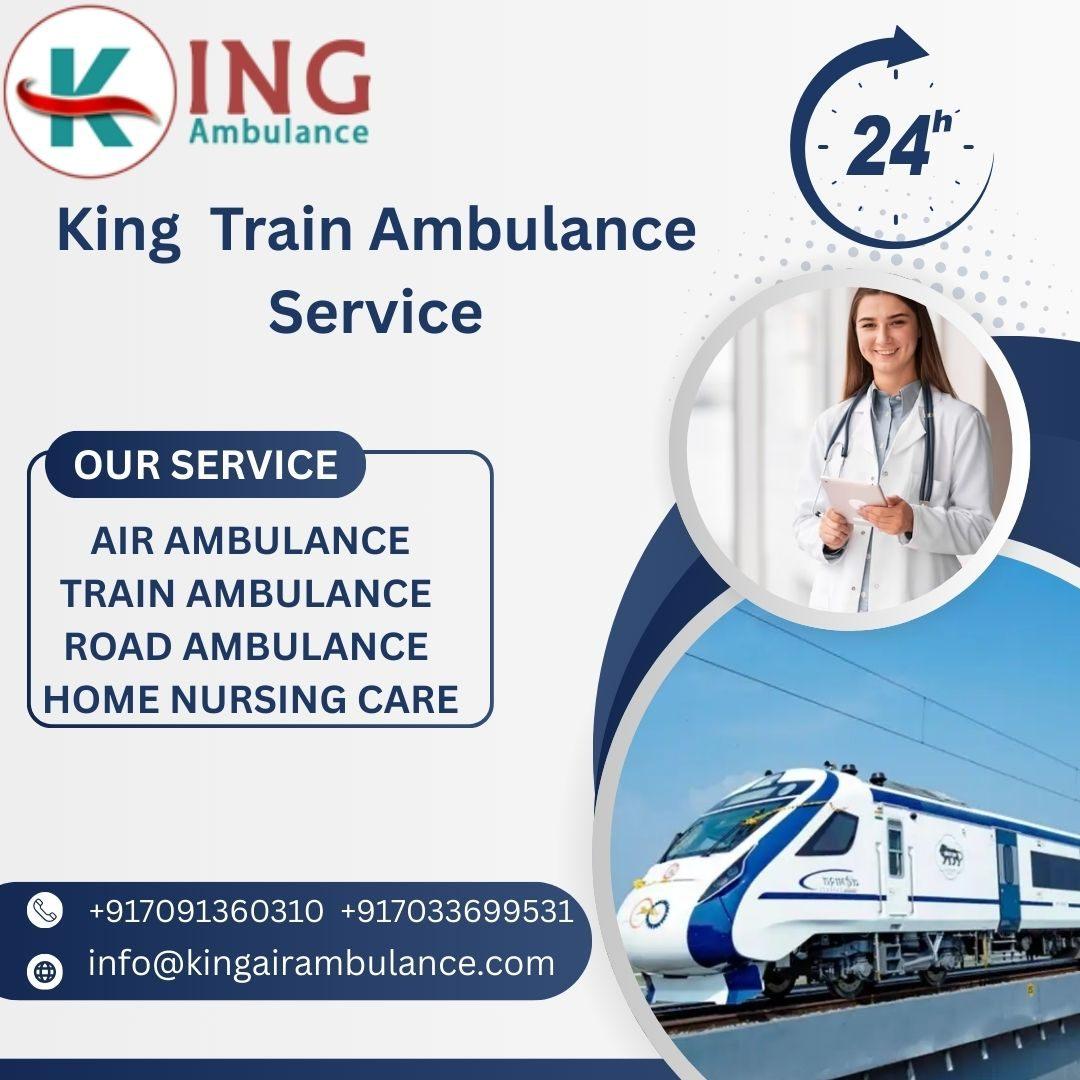 King Train Ambulance service in Bhopal provides safe and life saving 