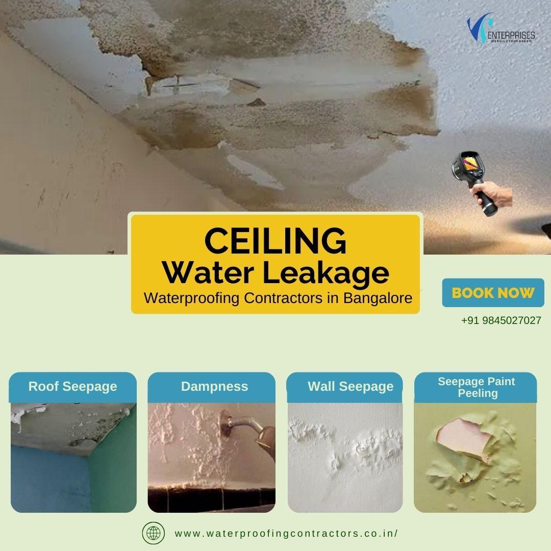 Ceiling Water Leakage Waterproofing Contractors in Bangalore