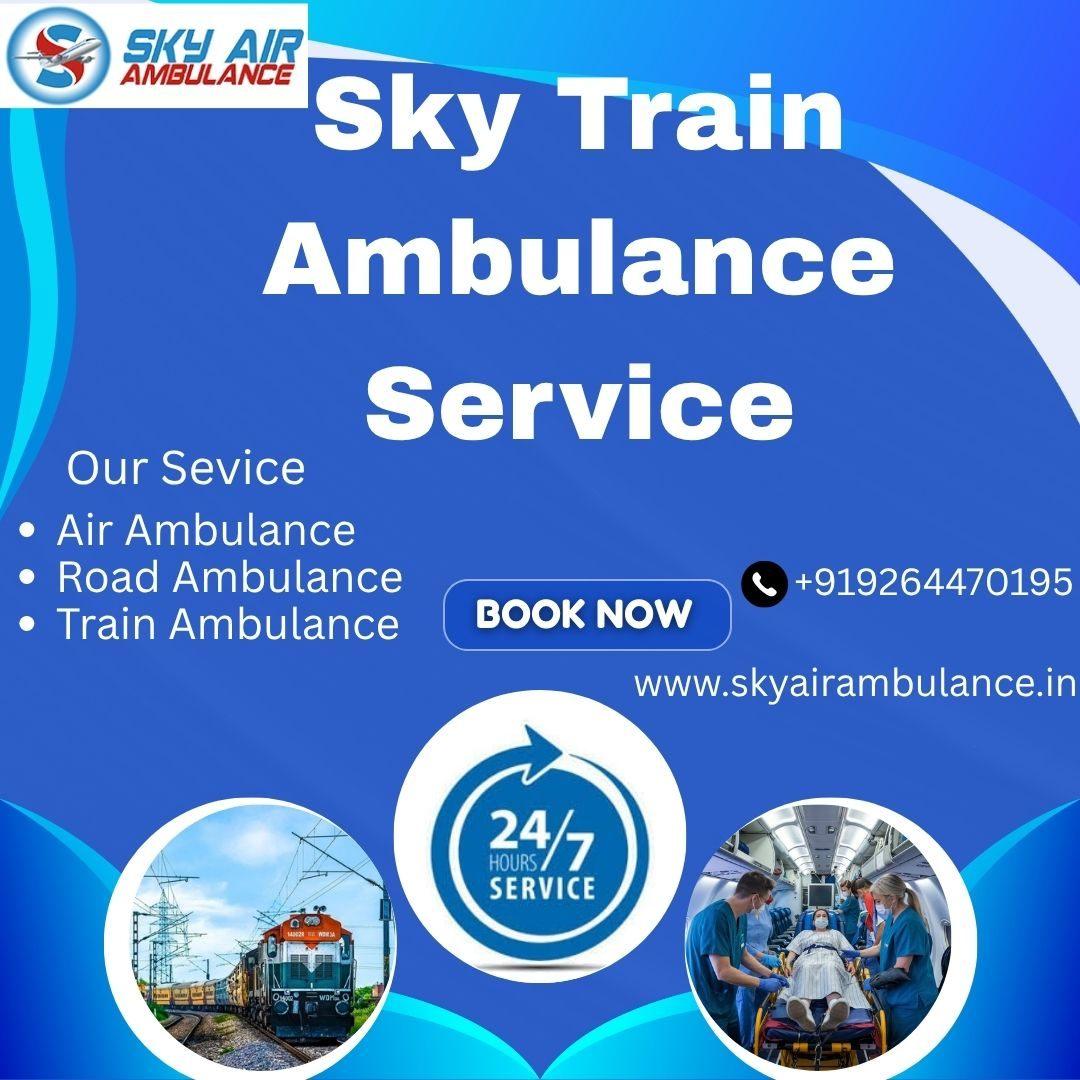  Book Sky Train Ambulance Service with Hi-Tech Medical Setup in Indore