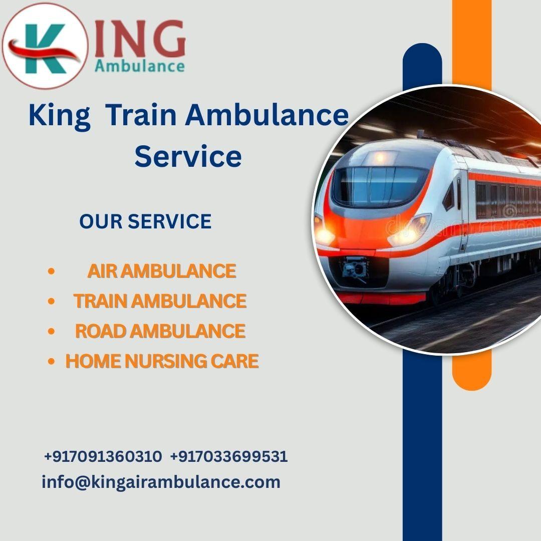 King Train Ambulance in Raipur provides a reliable and trustworthy transport 