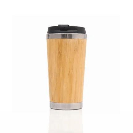 Bamboo Mugs With Flip Lid