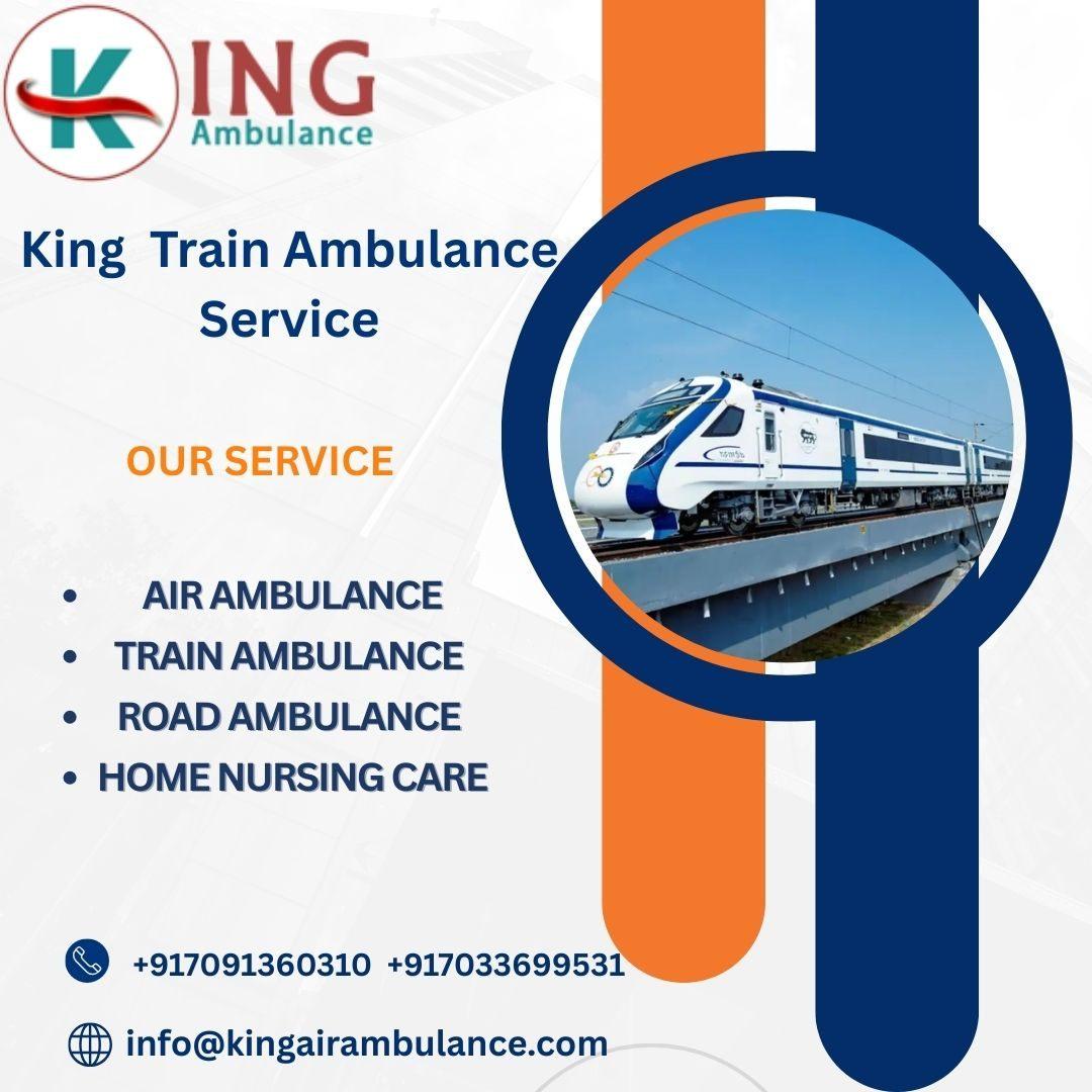 King Train Ambulance service in Siliguri provides patients with transportation
