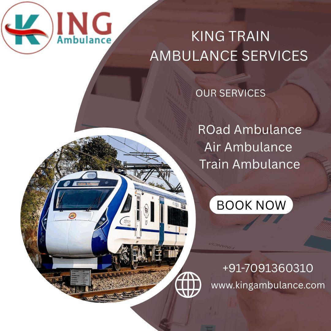 Get King Train Ambulance Service in Jamshedpur now to transport your patient.