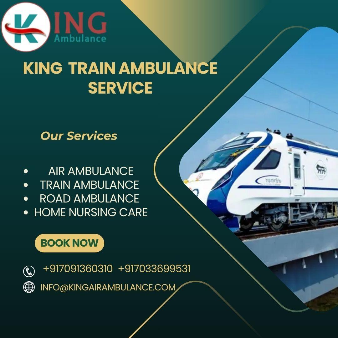 Use the best and reliable King Train Ambulance service in Nagpur for patient 