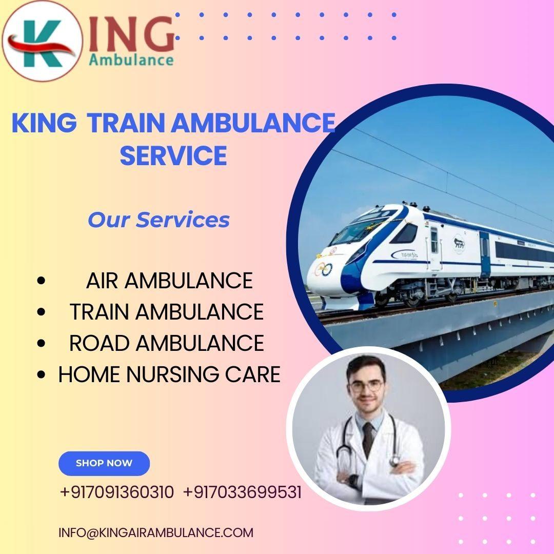 King Train Ambulance service in Nagpur transfers patient at a very nominal rate