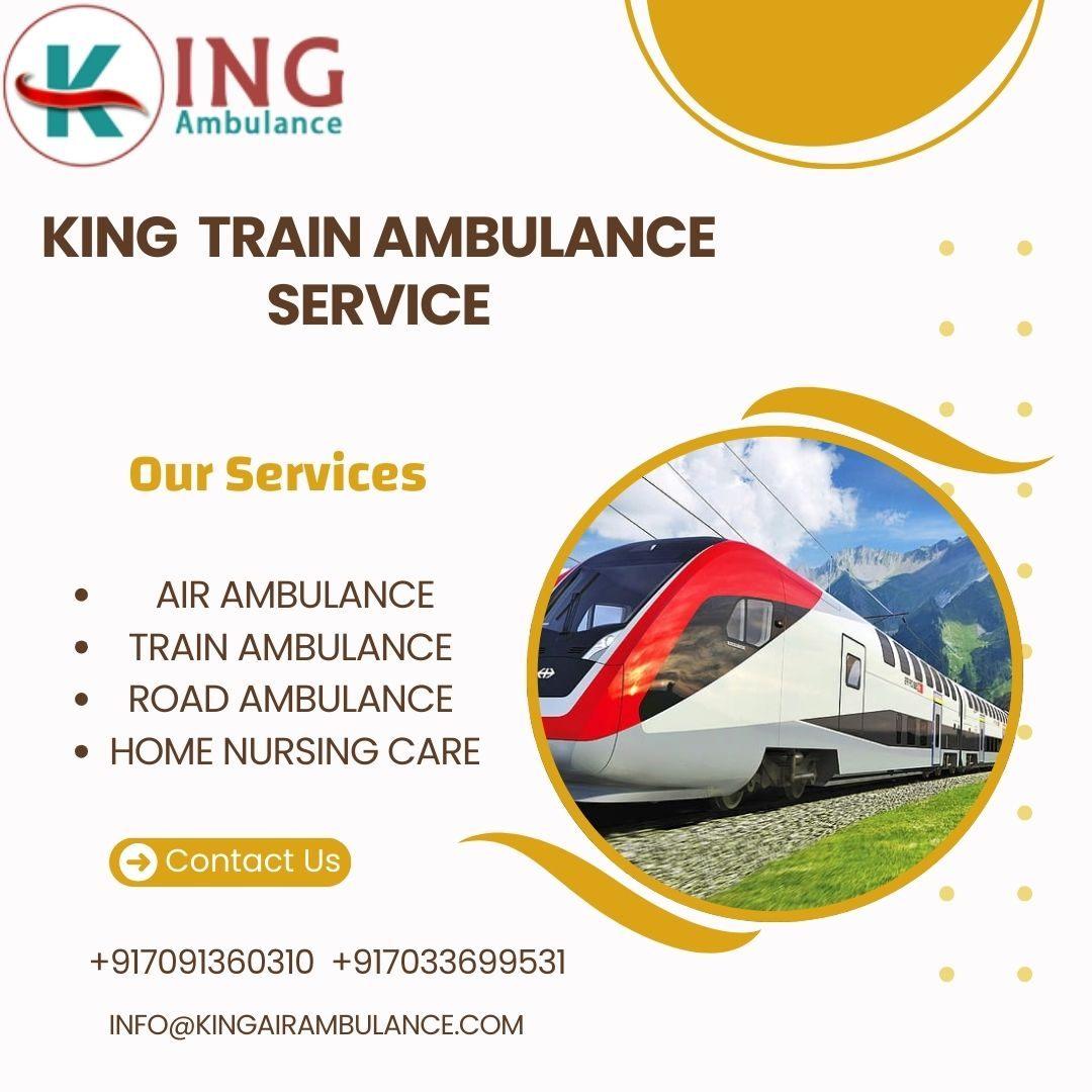 King Train Ambulance service in Dibrugarh provides transport to patients