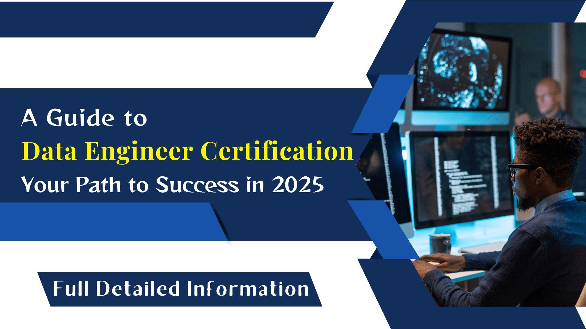 Data Engineer Certification
