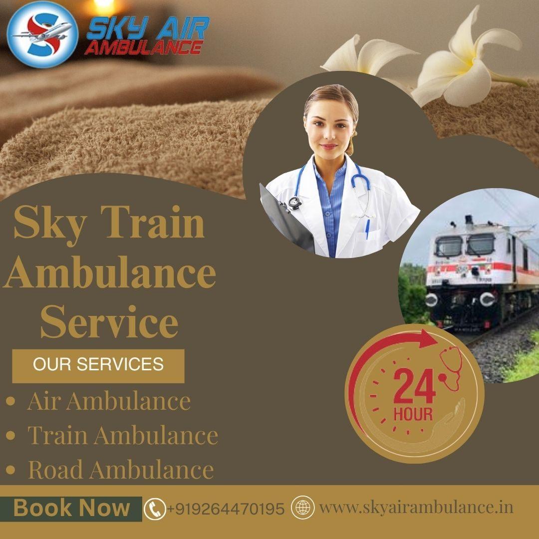  Get Sky Train Ambulance Service for Quick Transfer of Patients in Bhopal