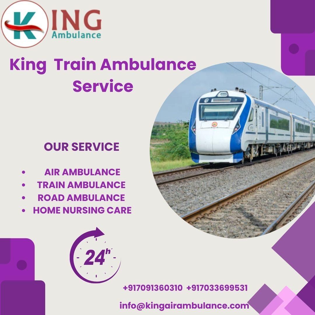 King Train Ambulance Service in Bhopal provides safest  transport patients