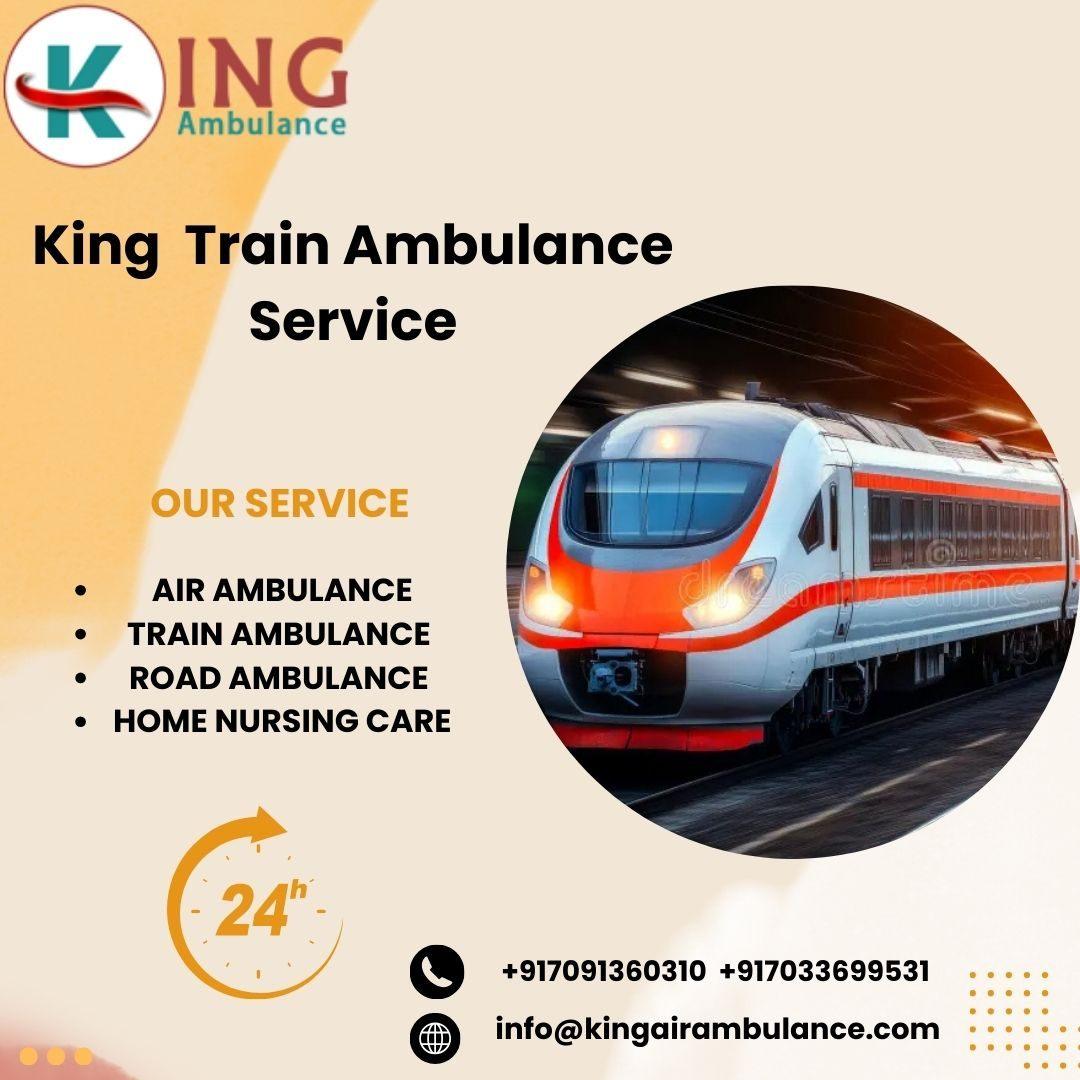  King Train Ambulance provides a high-class transport your patient in Varanasi