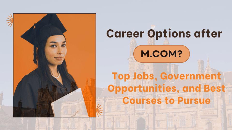 Career Options after M.Com